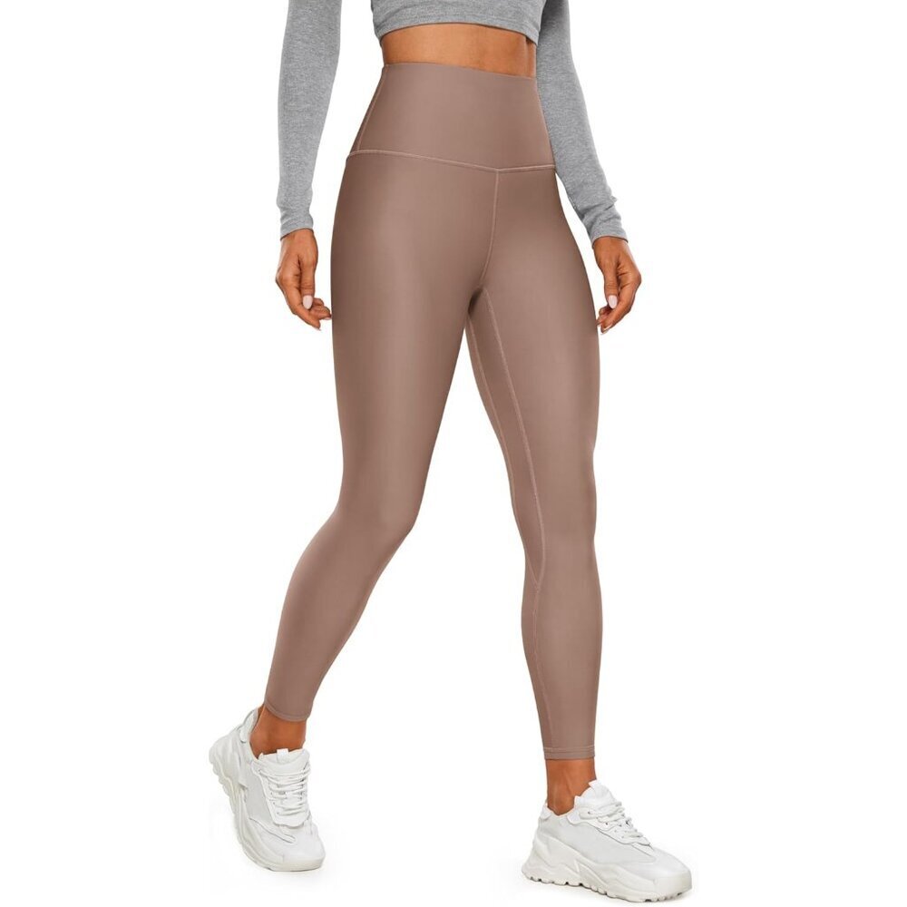 Fleece Lined Leggings Thermal High Waisted Winter Yoga Workout Casual - Picture 1 of 3